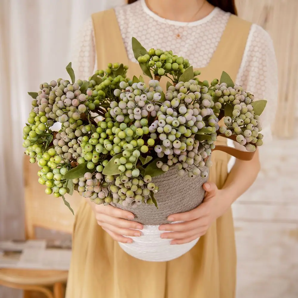 String Of Pearls Plant - 29 cm kunstmatige groene INS bonentak