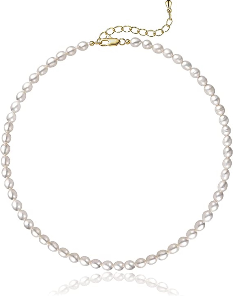 String Of Pearls Plant - Parelsnoer 5-7mm ovale witte parels gekweekte