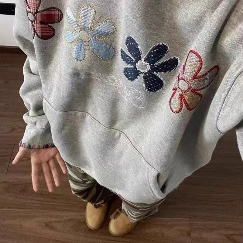 Straat kleine bloem borduurwer - Plant Parent Hoodie recensie en prijs
