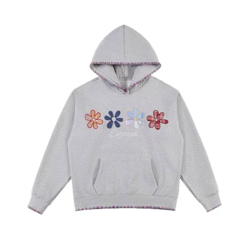 Straat kleine bloem borduurwer - Plant Parent Hoodie recensie en prijs