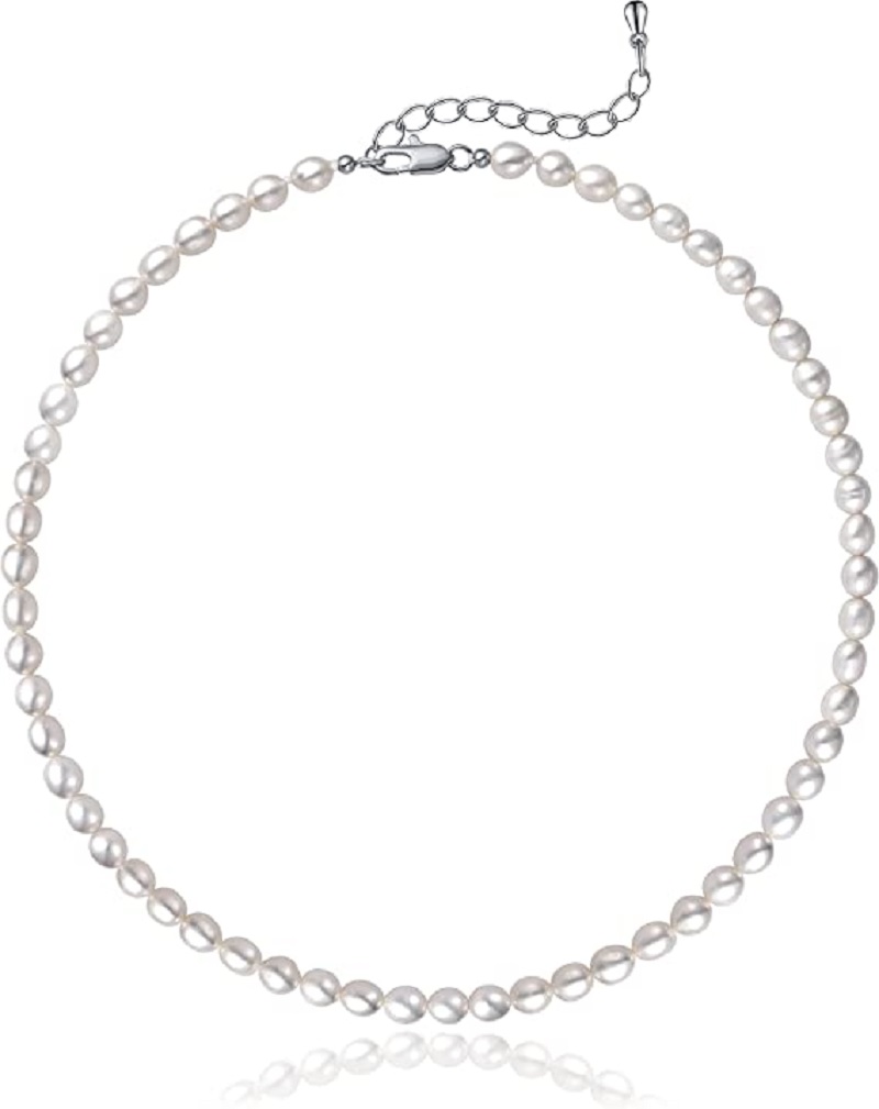 Parelsnoer 5-7mm ovale witte p - String Of Pearls Plant recensie en prijs