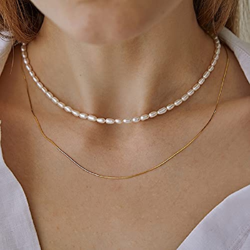 Parelsnoer 5-7mm ovale witte p - String Of Pearls Plant recensie en prijs